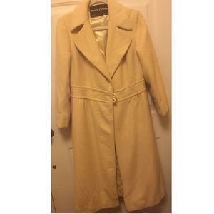 Pierre Cardin beige wool coat